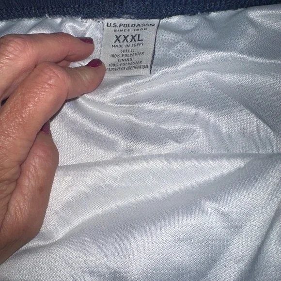 XXXL U.S. Polo Assn. Men's Green and Navy Striped Shorts. MUST BE BUNDLED - Picture 6 of 8